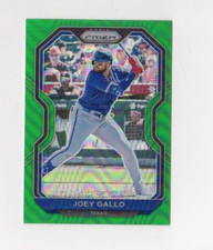 2021 Prizm Baseball Joey Gallo #153 Green Prizm Texas Rangers