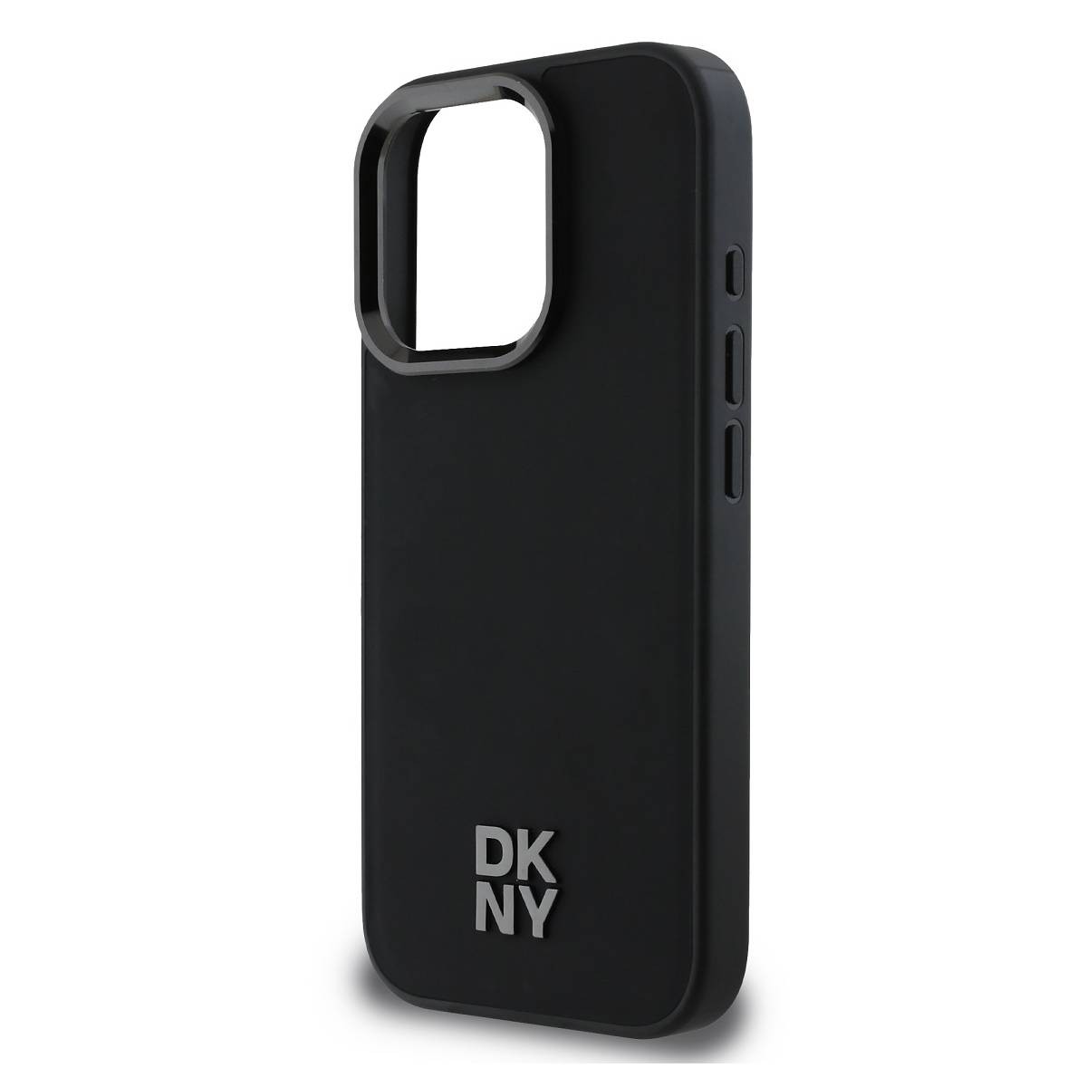 Coque iPhone 16 Pro Max DKNY noir antichoc avec boutons ajustés