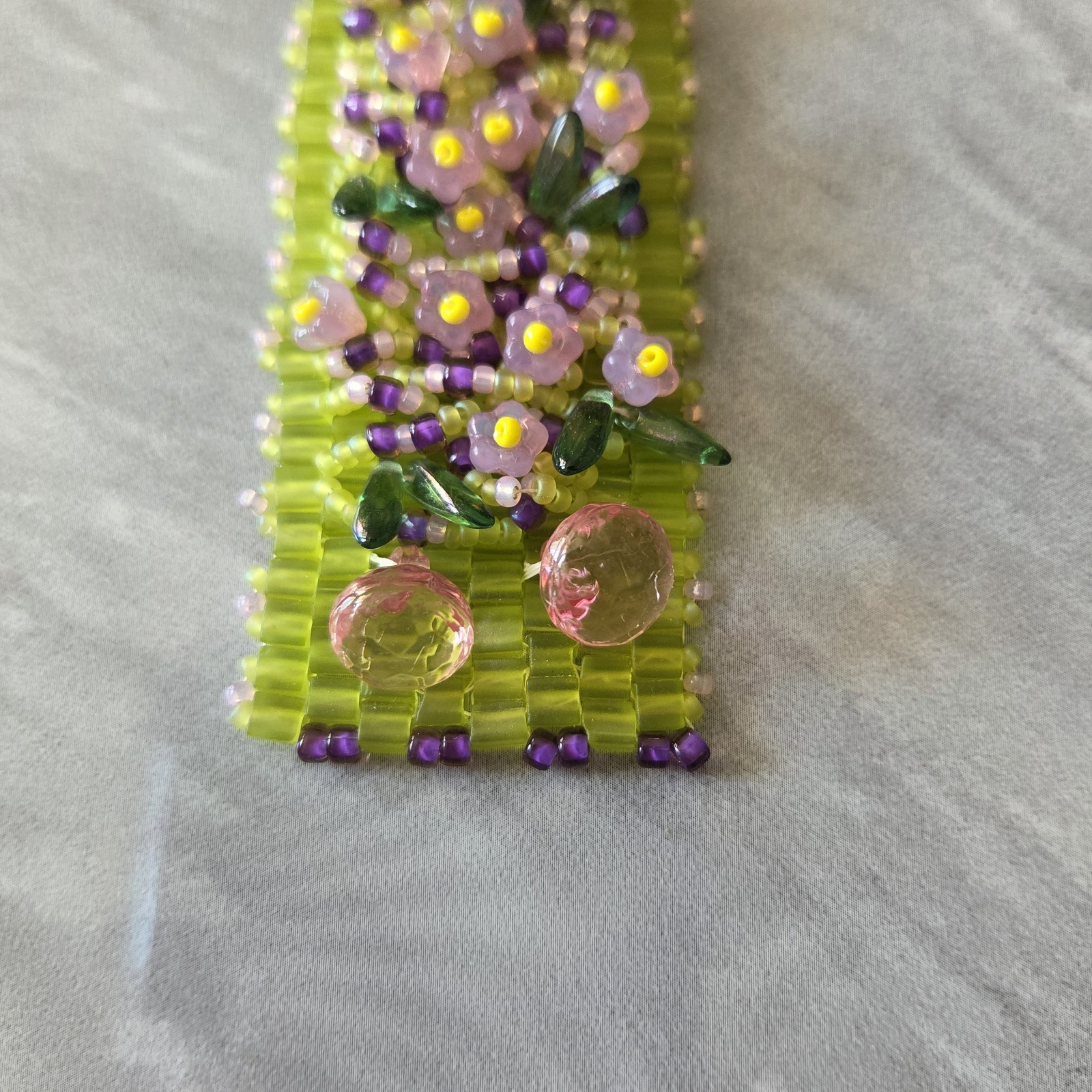 Handmade Beaded Boho Multicolor Statement Bracele… - image 4