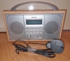 Bush SG002D Retro Wood Effect Portable DAB/FM Digital Bluetooth Radio Working