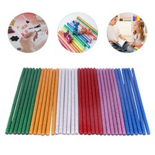 60 Pcs Glitter Hot Melt Stick Glue Sticks for Kids Art DIY Craft 0.21 per stick