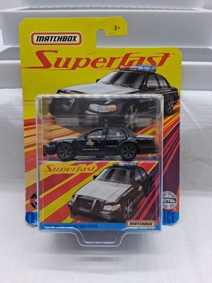 Matchbox Superfast 2006 Ford Crown Victoria State Trooper Police Black Die Cast