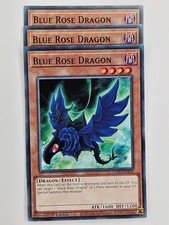 Yu Gi Oh - 3x L5DD-ENA05 Blauer Rosendrache - Common