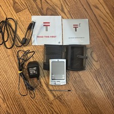 Palm Tungsten E Handheld PDA Organizer  Case, USB,  Charger Tested/Working