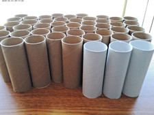 Lot of 50 Empty Toilet Paper Rolls Cardboard Tubes for Arts  Craft Projects