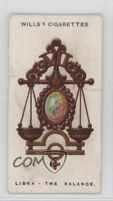 1923 Wills Lucky Charms Tobacco Libra The Balance #7 0l4h