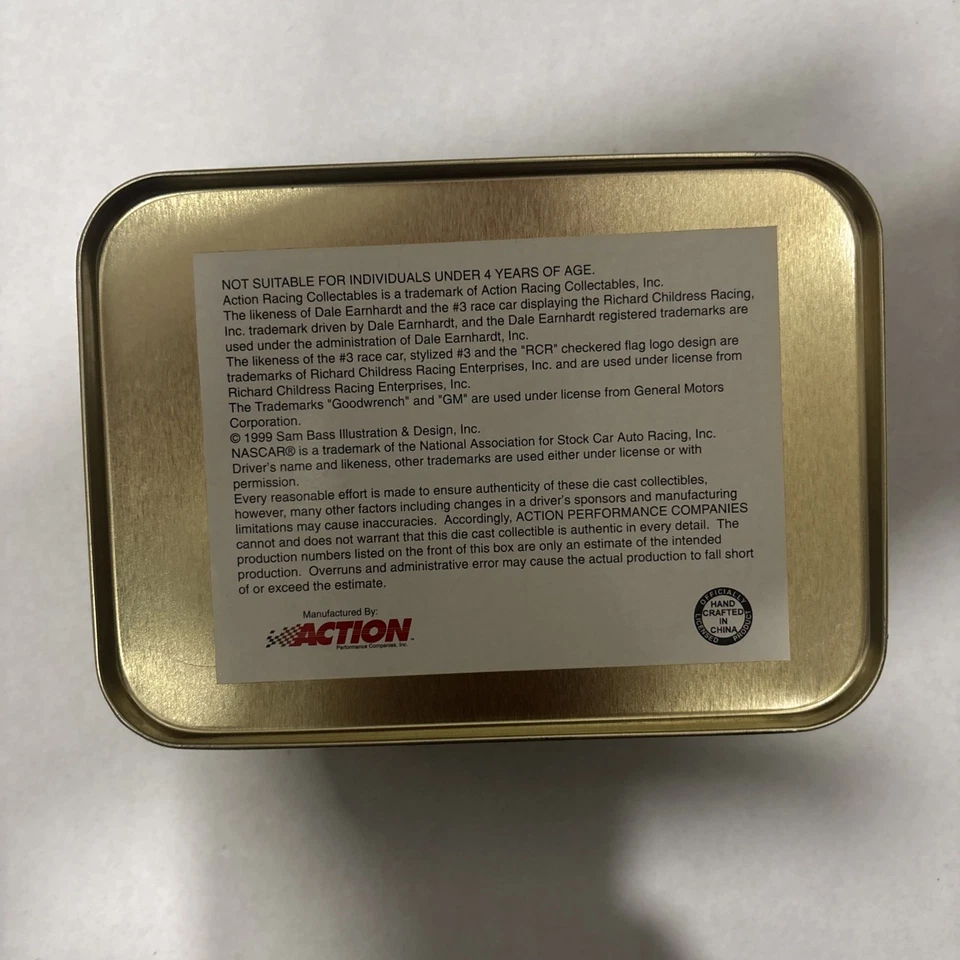 Dale Earnhardt Sr Tin Set Bundle 1:64 | Goodwrench Wrangler Taz | NASCAR Lot - Image 4 of 4