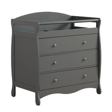 Changing Table Dresser Baby Diaper Changing Station Infant Nursing Table with 3
