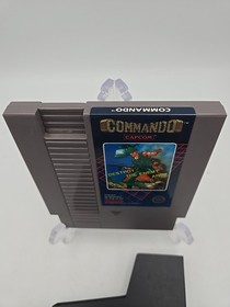 Nintendo NES Commando Game Capcom Authentic Cart Only 1986 Cleaned Tested