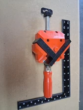 BESSY 90 Degree Right Angle Clamp Older Model With Wood Handle Germany Nice