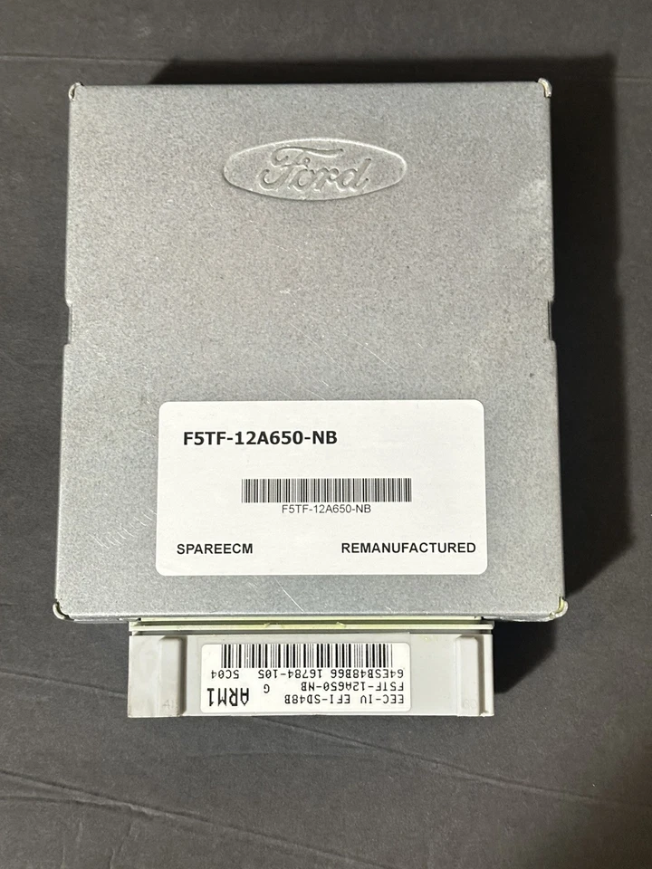 1995 Ford E150 E250 E350 5.8L Engine Computer ECM F5TF-12A650-NB REMAN - Image 2 of 3