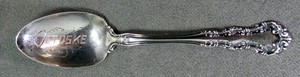 Sterling Silver 1899 Petoskey Souvenir Coffee Spoon