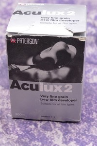 Paterson Aculux 2 Very Find Grain B&W Film Developer 300ml bottle In Box