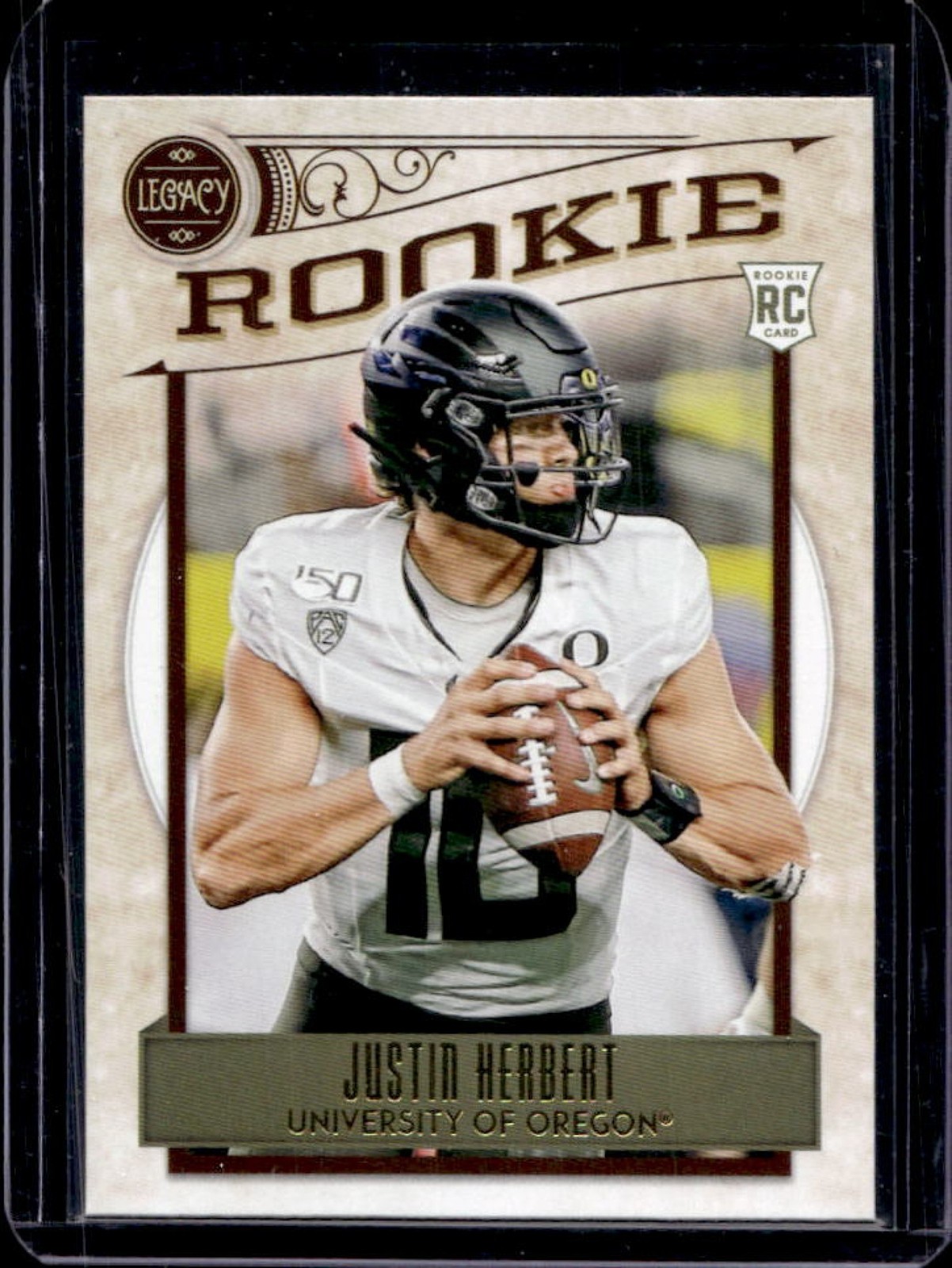2020 Panini Legacy Justin Herbert RC Rookie #150 Ducks