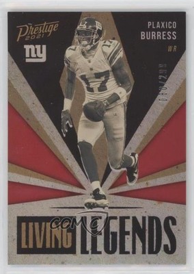 2021 Panini Prestige Living Legends Xtra Points Red 80/299 Plaxico Burress n0c
