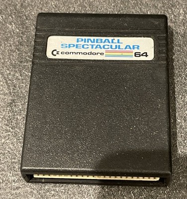 Pinball Spectacular Commodore 64 C64 Game Cartridge Sammler  
