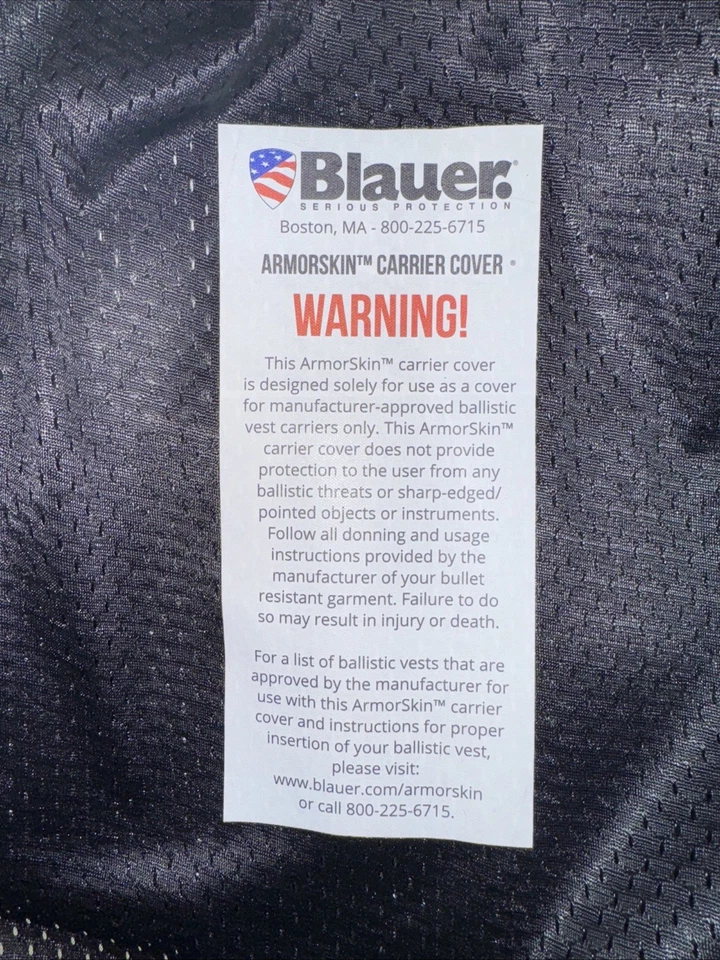 Blauer Armorskin Vest Carrier Adult 2XL Silver Tan - Image 3 of 4