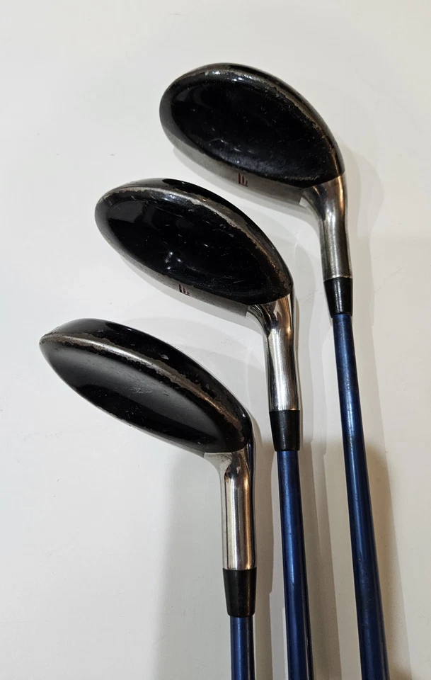 Juego híbrido Founders Club 3,4,5 híbridos con empuñaduras nuevas, diestro para hombre, grafito Reg Flex Foto 4 de 4