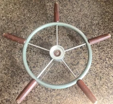 Vintage Lake Boat Ship’s Wheel Nautical Speed Boat Chris Craft Helm 20.5”
