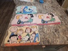 4 PEANUTS SNOOPY & HIS FRIENDS REVERSIBLE COA...