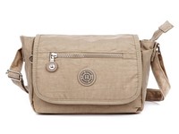 Bag Street Damen Herren Reise UmhäNgetasche Leicht Schultertasche Kleine Beige