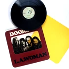 VINTAGE ELEKTRA RECORDS WINDOW COVER THE DOORS LA WOMAN VINYL LP
