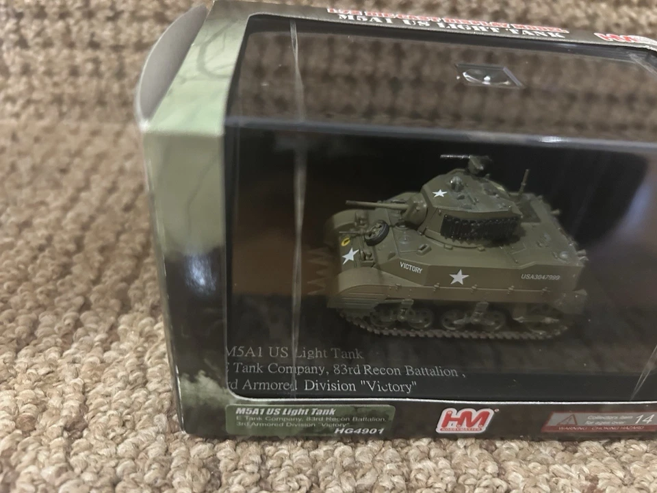 Hobby Master 1:72 U.S. M5A1 Stuart, 'Victory' 3rd Armored Division, No. HG4901 - Image 3 of 4