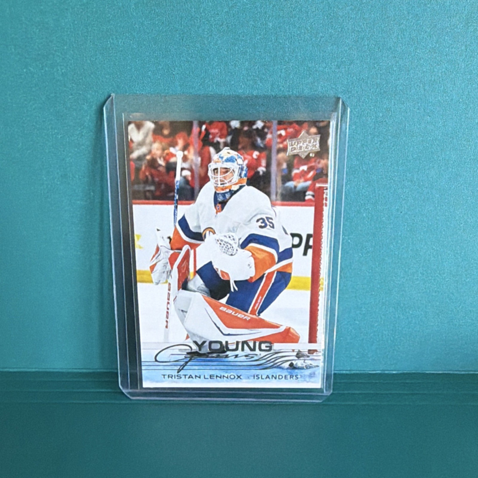 Upper Deck Series 2 Young Guns Rookie Tristan Lennox #471 Islanders 2025-26