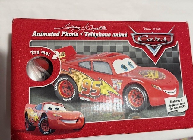 NEW IN BOX DISNEY PIXAR CARS ANIMATED TELEPHONE RINGTONES FROM FILM