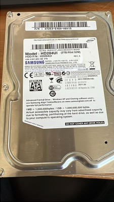 Festplatte Samsung HD204UI 2TB 5400RPM 32Mb Cache 3,5'' Zoll