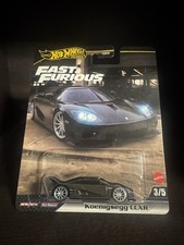2025 Hot Wheels Premium Koenigsegg CCXR #3/5 Black - Fast & Furious