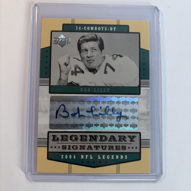 2004 Upper Deck NFL Legends - Legendary Signatures Bob Lilly #LS-BL (AU)
