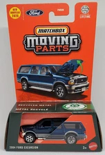 2025 Matchbox Moving Parts Blue 2004 Ford Excursion HTF