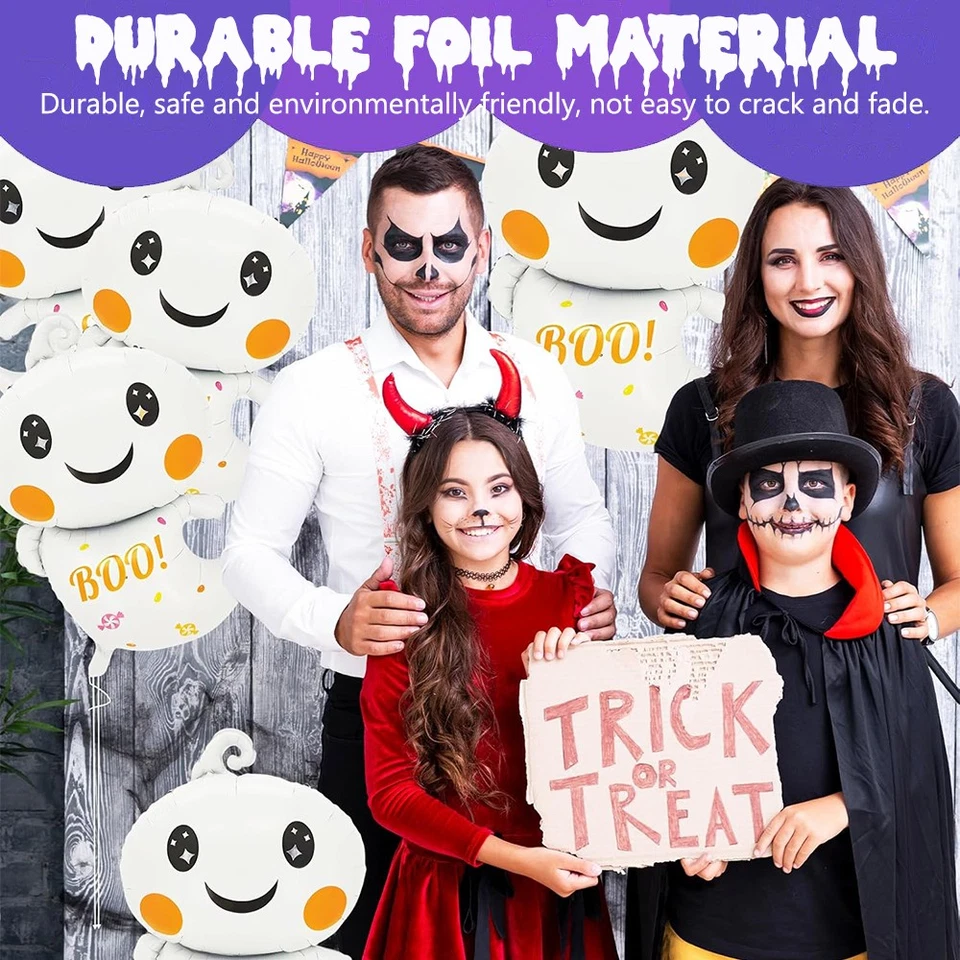 Juegos de globos de aluminio Jumbo de Halloween para decoración espeluznante fiesta hogar proveedor Foto 3 de 4