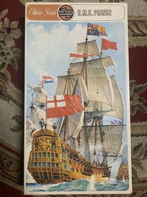 Airfix HMS Prince Plastic Ship Model Kit 1/180, Complete