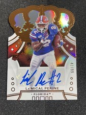 2020 Panini Chronicles Crown Royale Draft Picks La'Mical Perine Autograph #/99