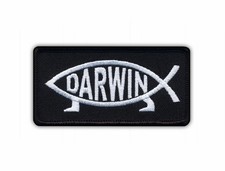 Darwin fish Patch/Badge Embroidered