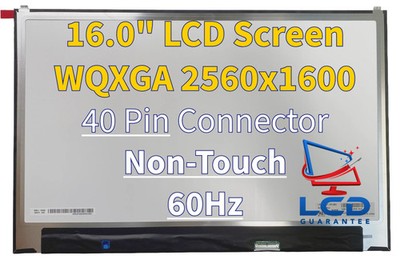 LG Gram 16Z90P-K.AAB6U1 16'' Non-Touch IPS WQXGA Replacement LCD Screen Panel