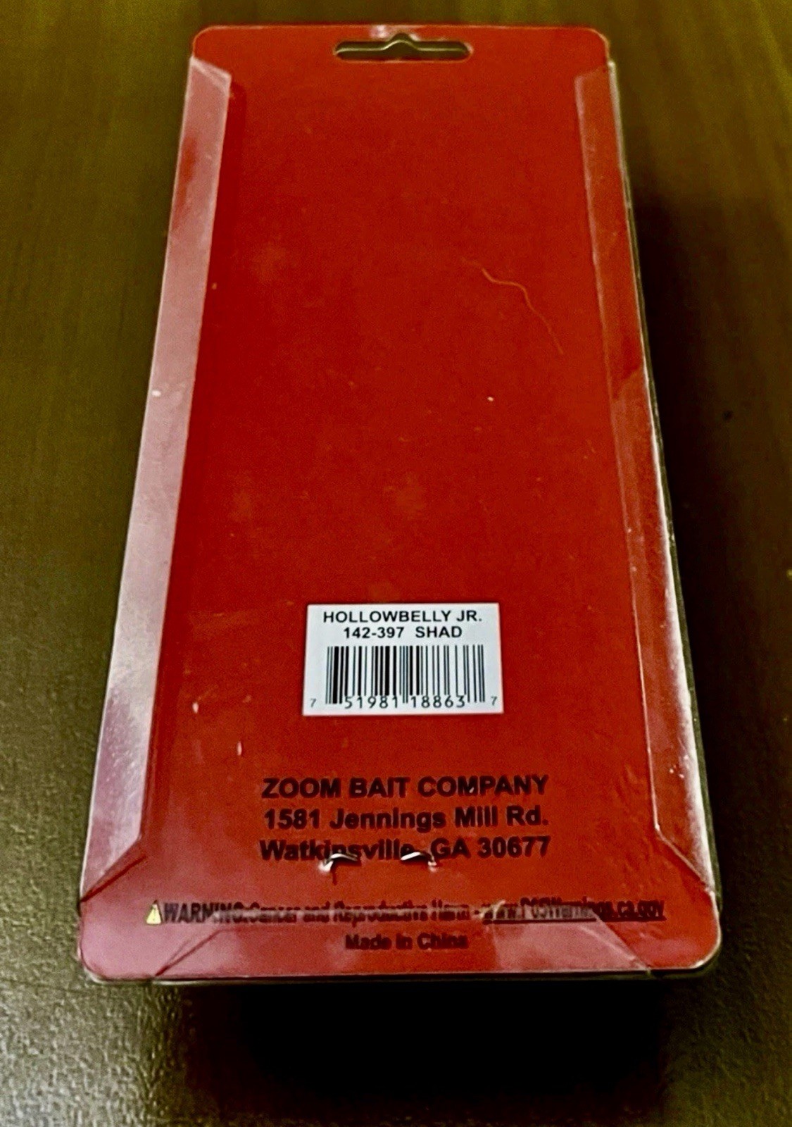 1 Zoom Bait Company Hollow Belly Jr Frog 142-397 Topwater Lures SHAD - NEW - Image 5
