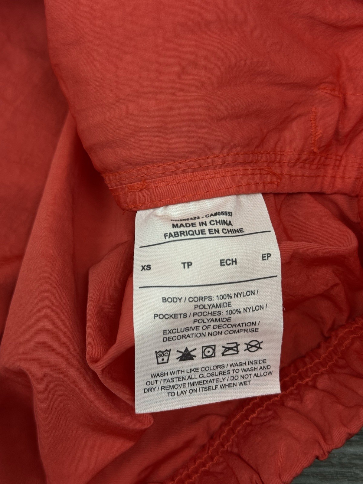 Nike Stussy Jacket Windrunner jacket men's size M Red thumbnail 8