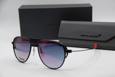NEW MCLAREN MLMAGS02 C01 BLACK RED GRADIENT AUTHENTIC FRAMES SUNGLASSES 57-18