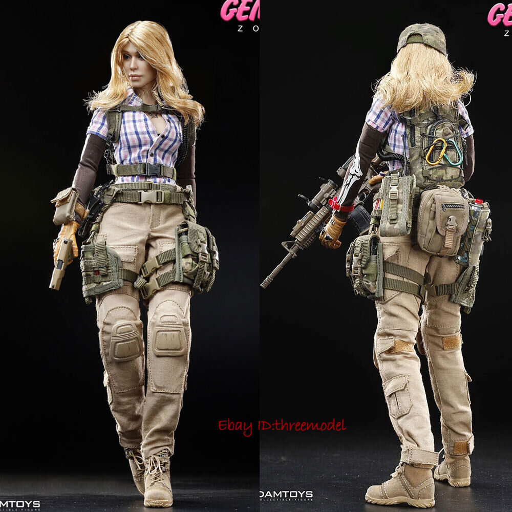 DAMTOYS DAM 1/6 DCG001 COMBAT GIRL Series Gemini Zona Action DAMTOYS DAM 1/6 DCG001 COMBAT GIRL Series Gemini Zona Action