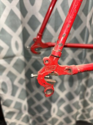 Vintage Trek 400 Frame Set 52 cm 20.5 CrMO 700c USA Lugged 126 Red