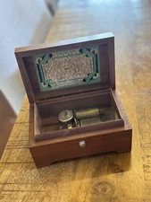 Antique Swiss Made  Thorens Music Box-plays “More”