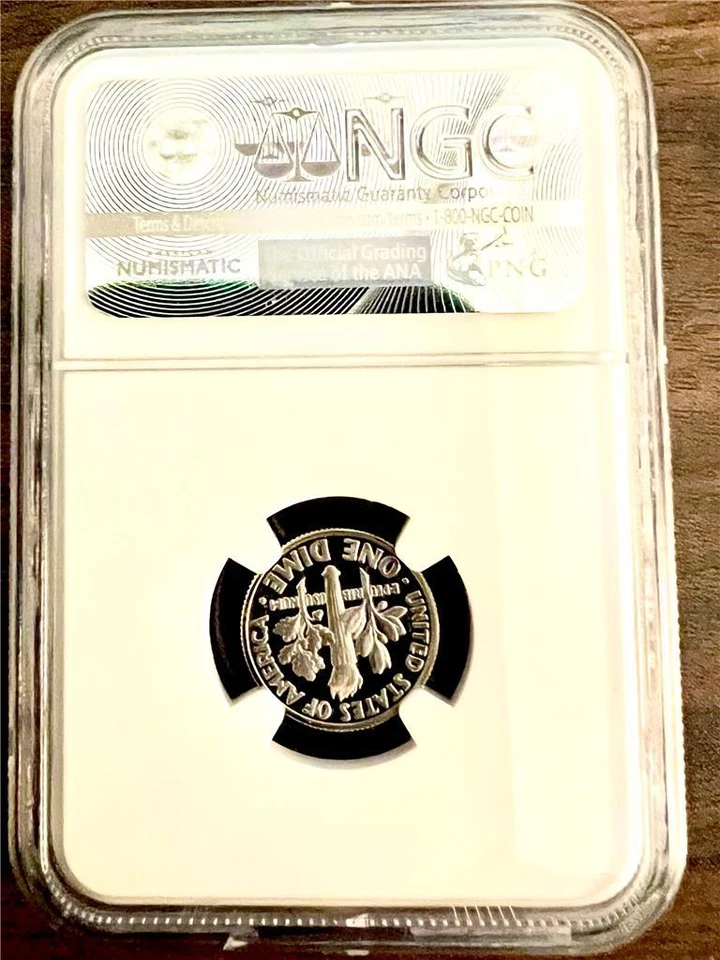 1981 S TYPE 2 10C Roosevelt Dime PF70 Ultra Cameo UCAM NGC; PR70 DCAM; SKU 3480 - Image 2 of 2