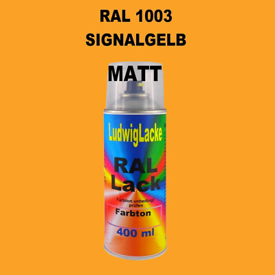 TRISTARcolor RAL 1005 Honiggelb Spraydose – 400 Ml, Seidenmatt, Schnelltrocknend, Made In Germany