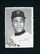 Juan Marichal 1969 Topps Deckle Edge - San Francisco Padres #32 EX-MT