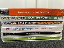 Country Pop Karaoke 7 CD Lot