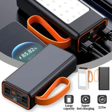 Power Bank 98000mAh 100W Charging Portable & LED For Outdoor Travel And Camping