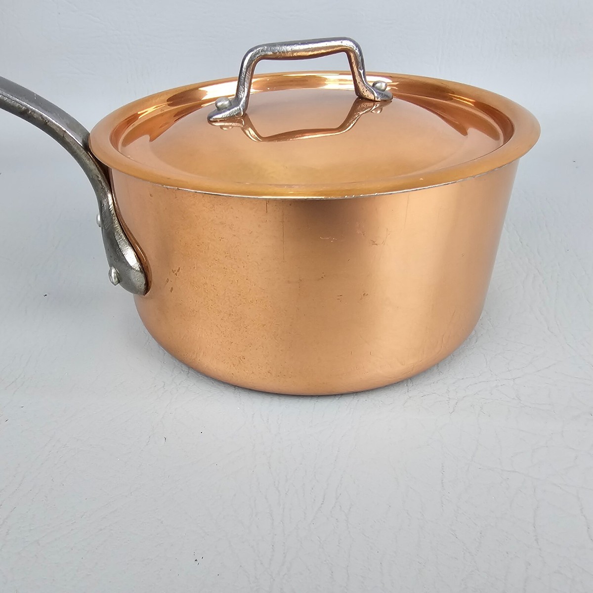 Rare Heavy Copper Pot / Lid - La Mere Poulard French Copper